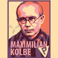 Wall Frame Gold, Matted - St. Maximilian Kolbe by Julie Lonneman - Trinity Stores
