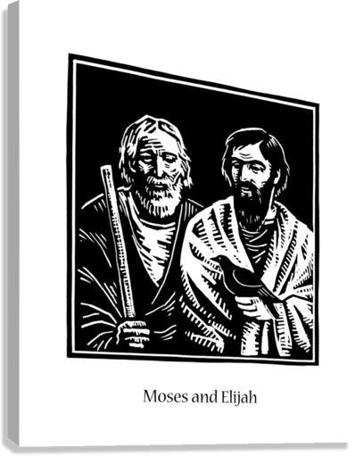 Canvas Print - Moses and Elijah by Julie Lonneman - Trinity Stores
