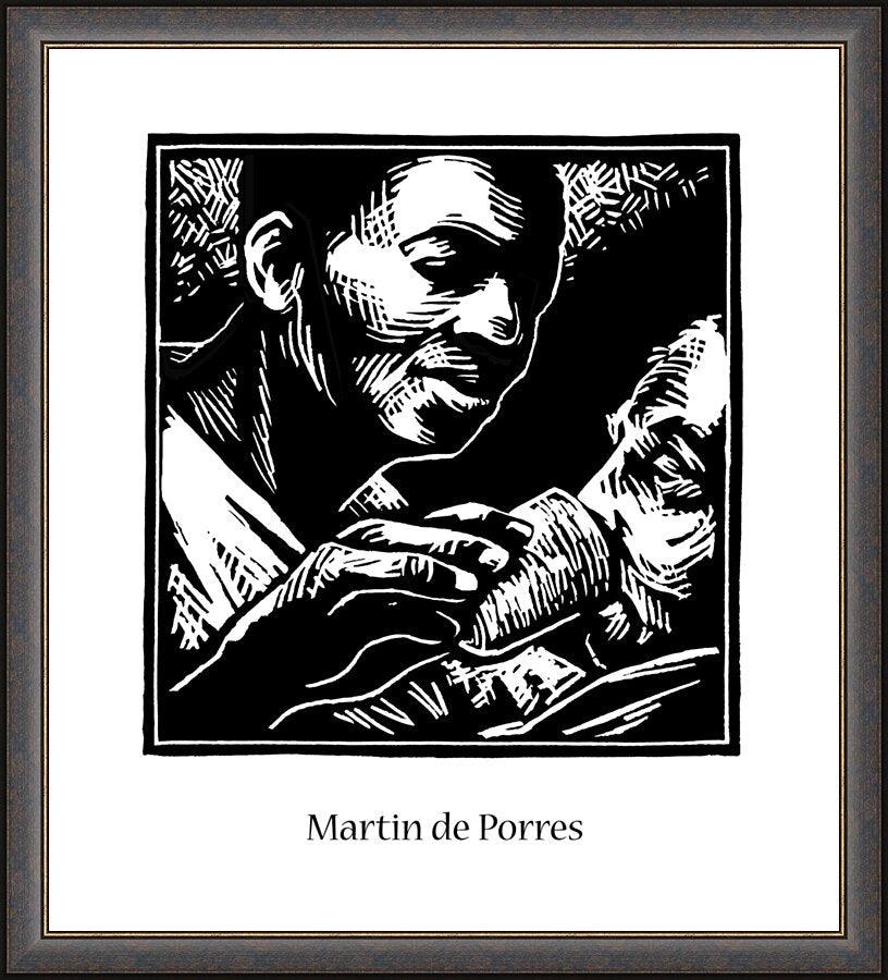 Wall Frame Espresso - St. Martin de Porres by Julie Lonneman - Trinity Stores
