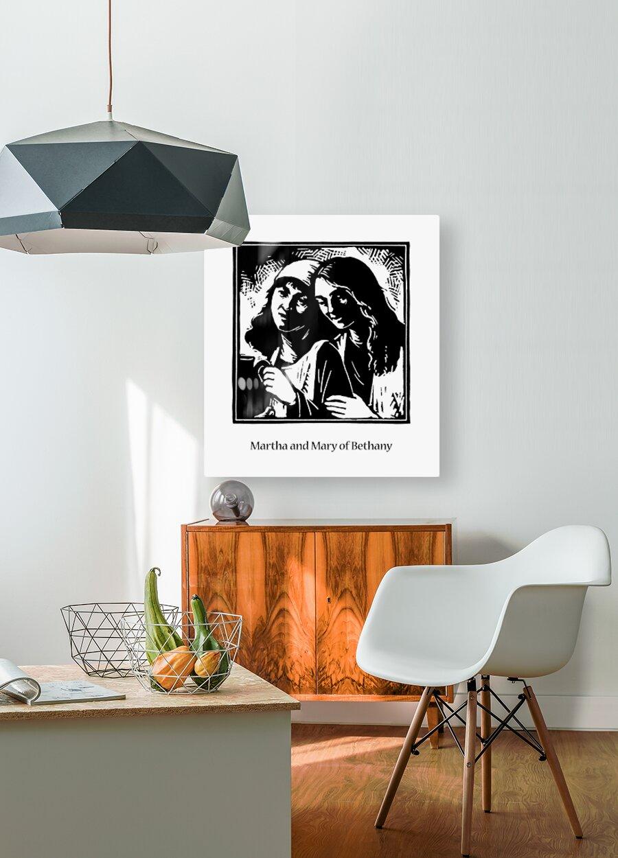 Acrylic Print - St. Martha and Mary by Julie Lonneman - Trinity Stores