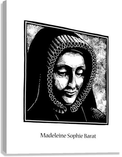 Canvas Print - St. Madeleine Sophie Barat by Julie Lonneman - Trinity Stores
