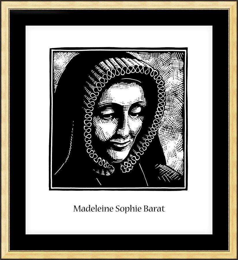 Wall Frame Gold, Matted - St. Madeleine Sophie Barat by Julie Lonneman - Trinity Stores