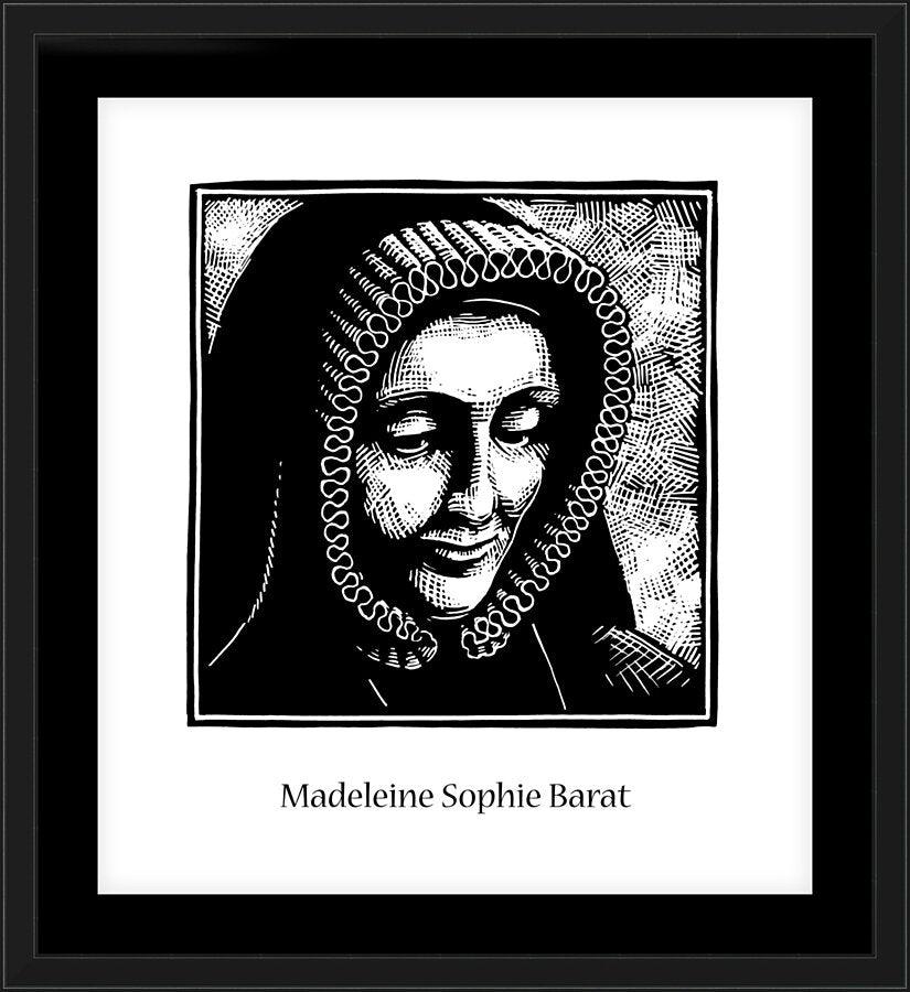 Wall Frame Black, Matted - St. Madeleine Sophie Barat by Julie Lonneman - Trinity Stores