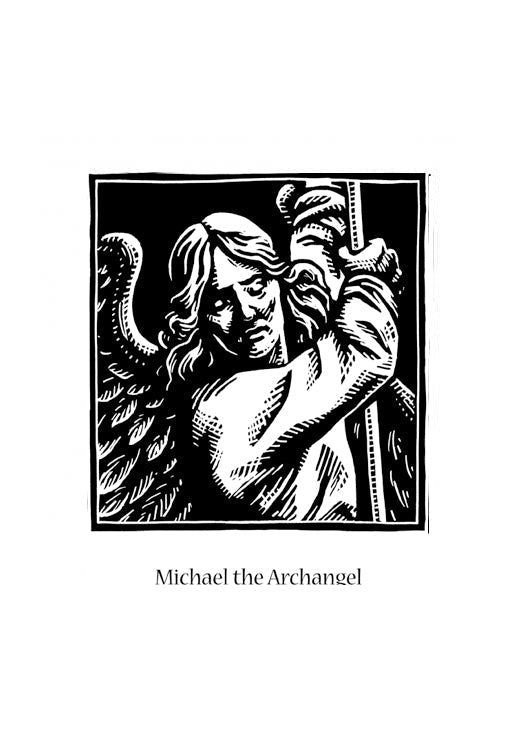 St. Michael Archangel - Holy Card