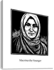 Canvas Print - St. Macrina the Younger by J. Lonneman