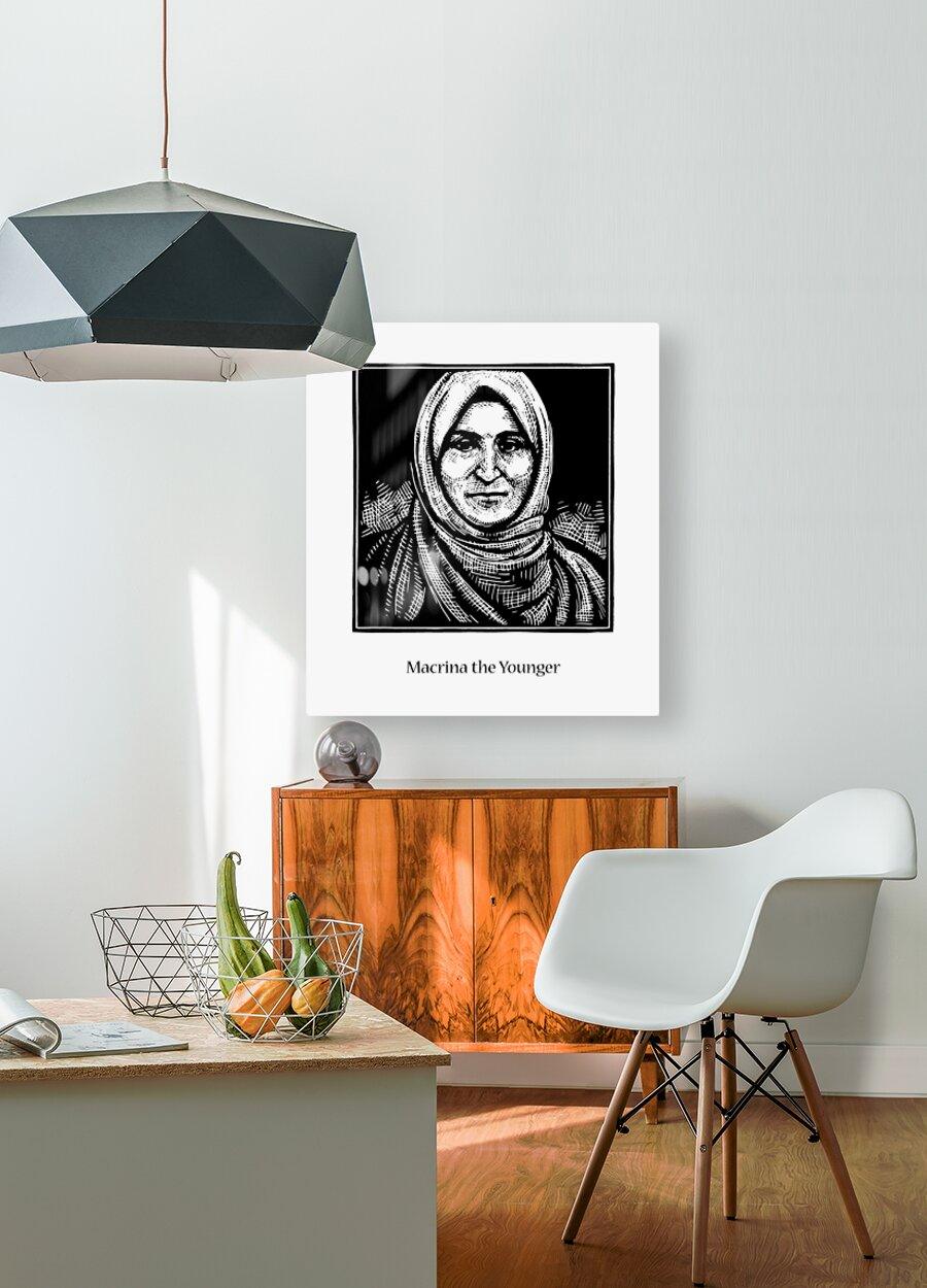 Metal Print - St. Macrina the Younger by Julie Lonneman - Trinity Stores
