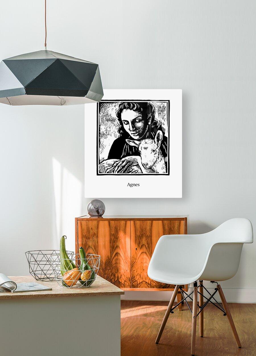 Metal Print - St. Agnes by Julie Lonneman - Trinity Stores