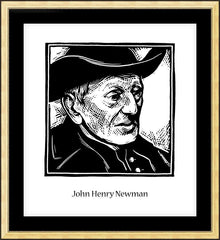 Wall Frame Gold - St. John Henry Newman by J. Lonneman