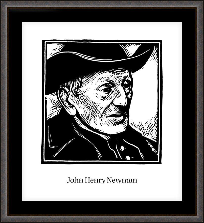 Wall Frame Espresso, Matted - St. John Henry Newman by J. Lonneman