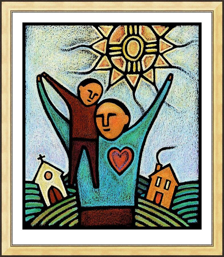 Wall Frame Gold - Parent and Child by Julie Lonneman - Trinity Stores
