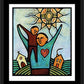 Wall Frame Black, Matted - Parent and Child by Julie Lonneman - Trinity Stores