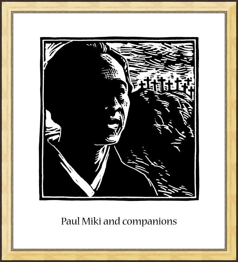 Wall Frame Gold - St. Paul Miki by Julie Lonneman - Trinity Stores