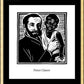 Wall Frame Gold, Matted - St. Peter Claver by Julie Lonneman - Trinity Stores