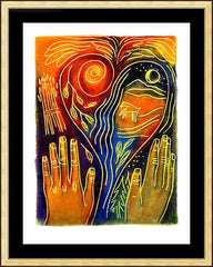 Wall Frame Gold - Psalm Prayer by J. Lonneman