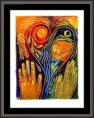 Wall Frame Espresso - Psalm Prayer by J. Lonneman