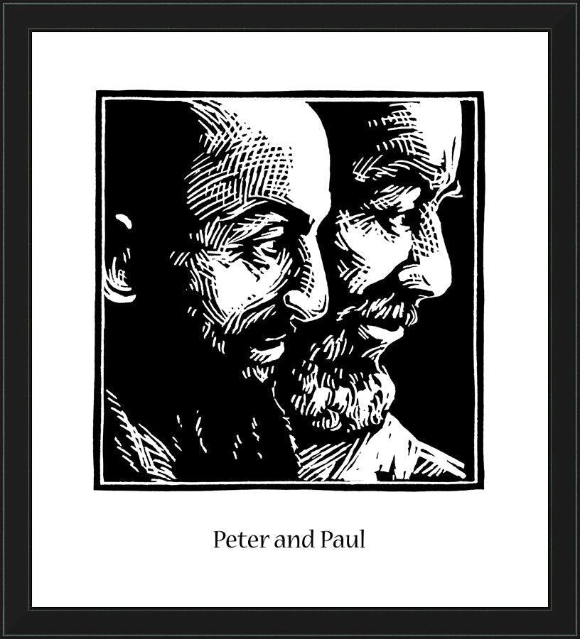 Wall Frame Black - Sts. Peter and Paul by Julie Lonneman - Trinity Stores