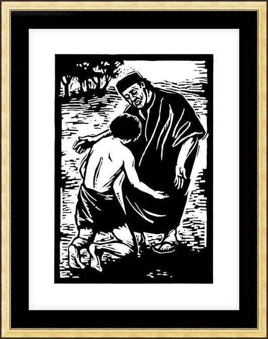 Wall Frame Gold, Matted - Return of the Prodigal by Julie Lonneman - Trinity Stores
