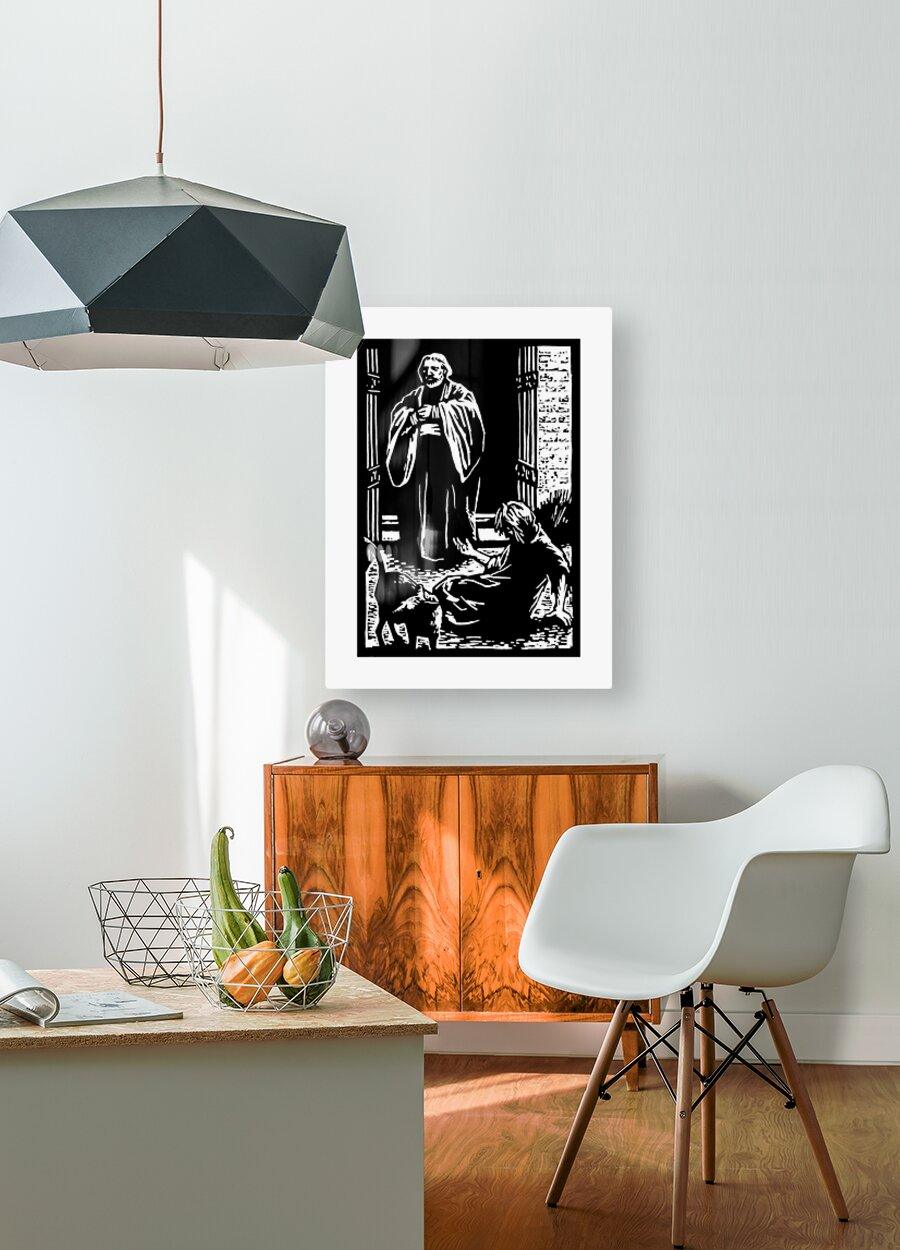 Acrylic Print - St. Lazarus and Rich Man by Julie Lonneman - Trinity Stores