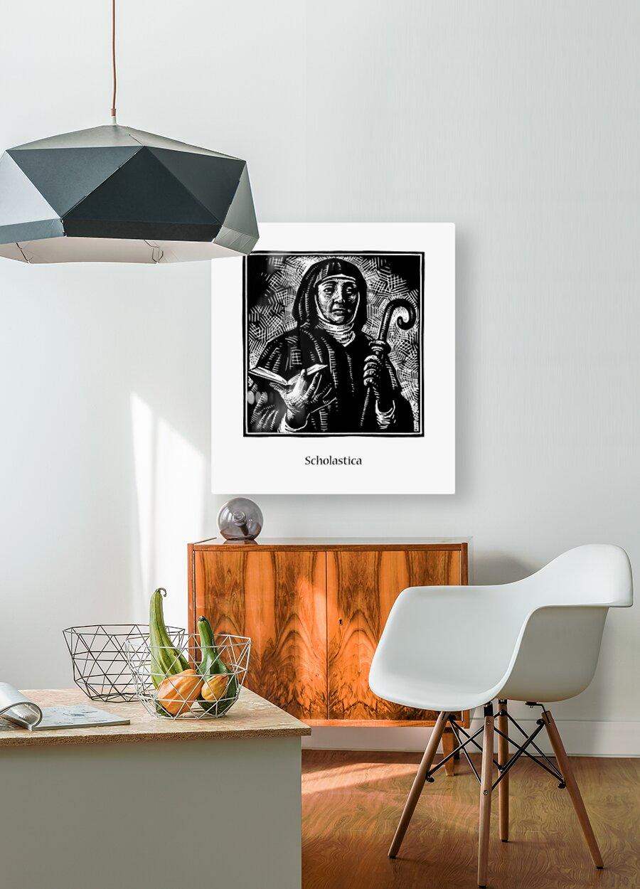 Metal Print - St. Scholastica by Julie Lonneman - Trinity Stores