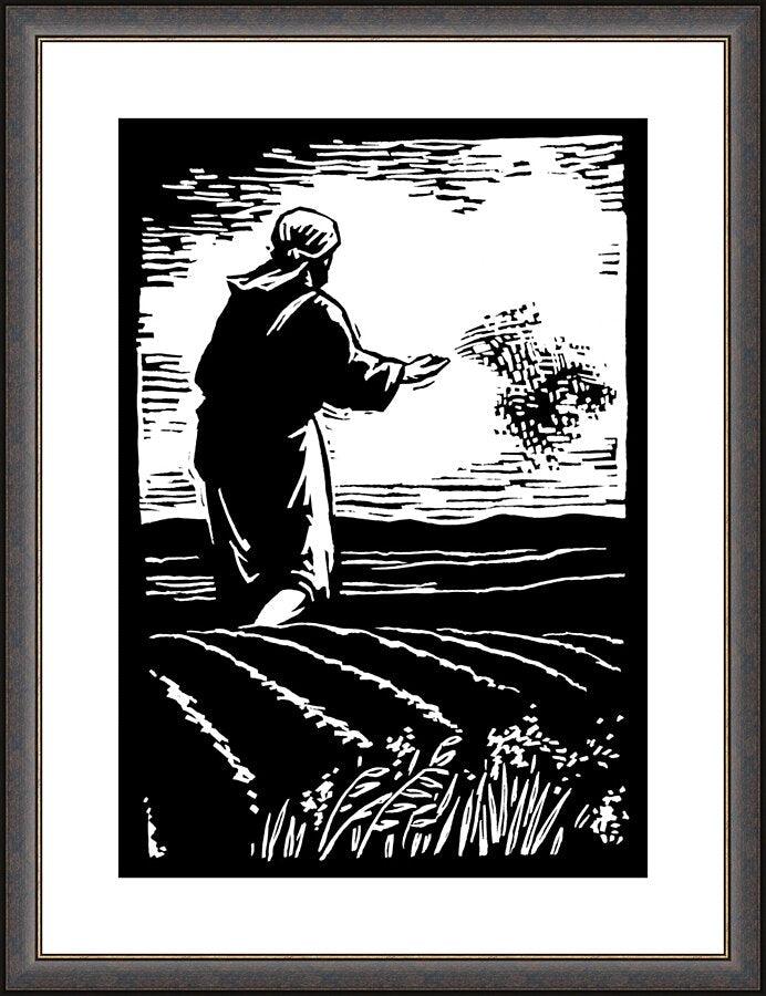 Wall Frame Espresso - Sower by Julie Lonneman - Trinity Stores
