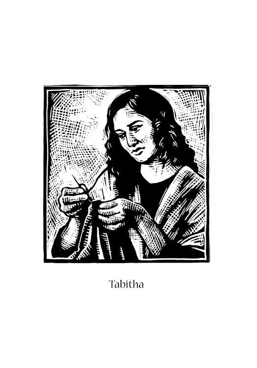St. Tabitha - Holy Card