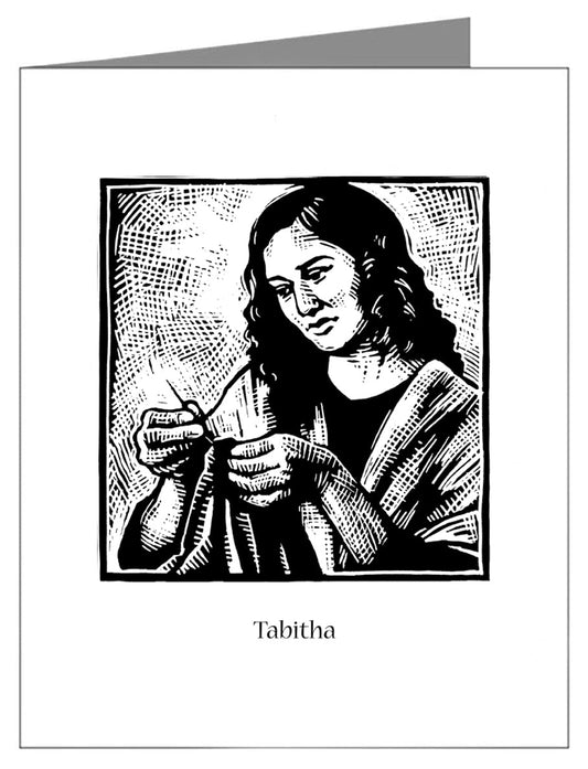 St. Tabitha - Custom Text Note Card