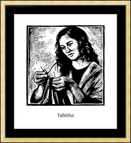 Wall Frame Gold, Matted - St. Tabitha by J. Lonneman
