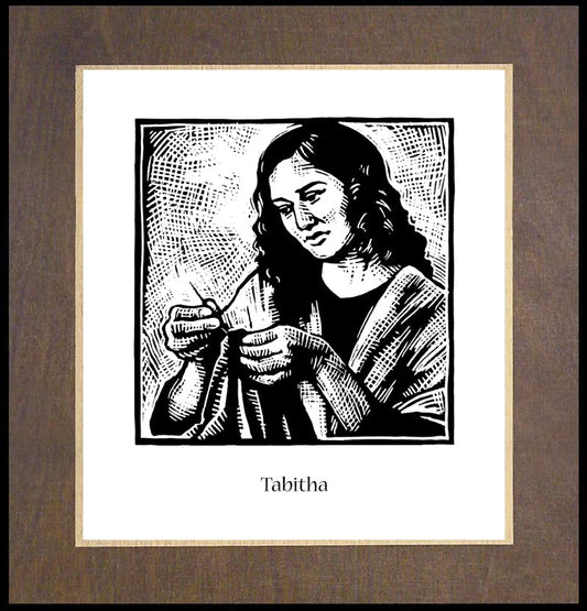 St. Tabitha - Wood Plaque Premium