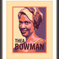 Wall Frame Espresso, Matted - Sr. Thea Bowman by Julie Lonneman - Trinity Stores