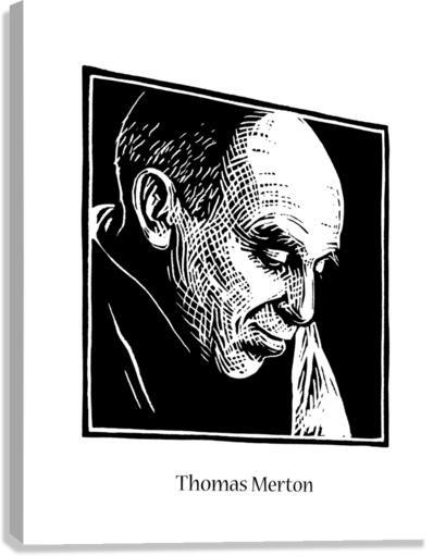 Canvas Print - Thomas Merton by Julie Lonneman - Trinity Stores