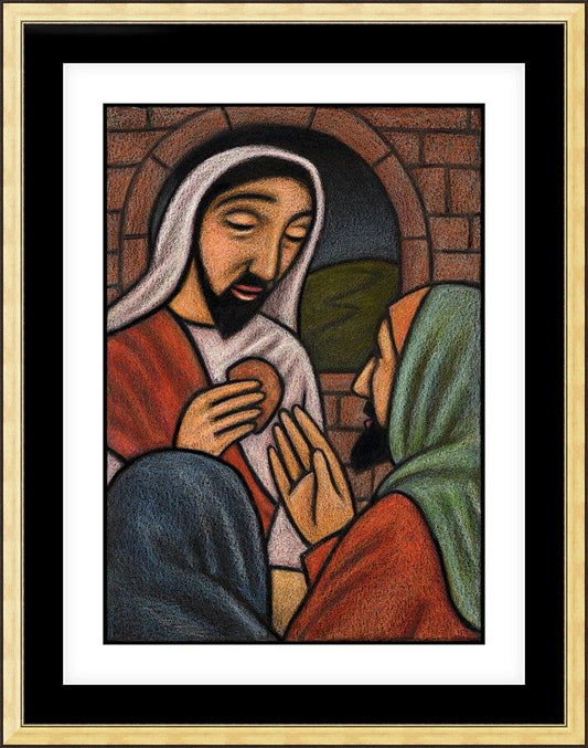 Wall Frame Gold, Matted - Lent, Last Supper - Passion SundayÂ  by Julie Lonneman - Trinity Stores