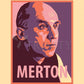 Wall Frame Gold, Matted - Thomas Merton by Julie Lonneman - Trinity Stores