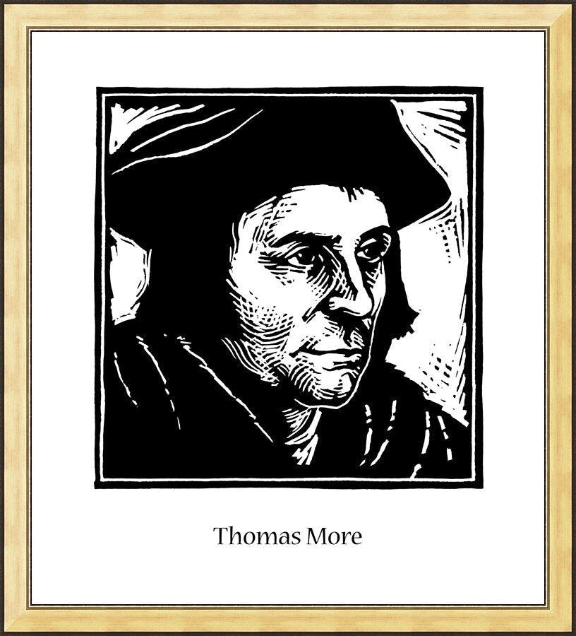 Wall Frame Gold - St. Thomas More by Julie Lonneman - Trinity Stores