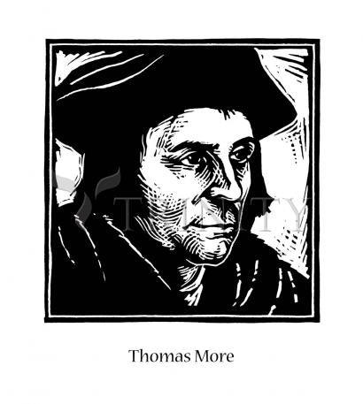 Wall Frame Gold, Matted - St. Thomas More by Julie Lonneman - Trinity Stores