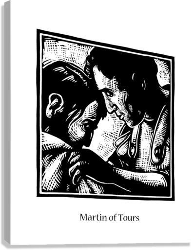 Canvas Print - St. Martin of Tours by Julie Lonneman - Trinity Stores