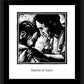 Wall Frame Black, Matted - St. Martin of Tours by Julie Lonneman - Trinity Stores