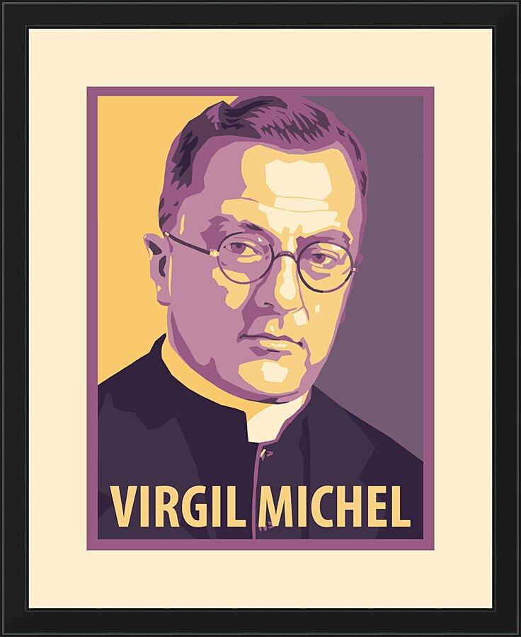 Wall Frame Black - Virgil Michel by Julie Lonneman - Trinity Stores