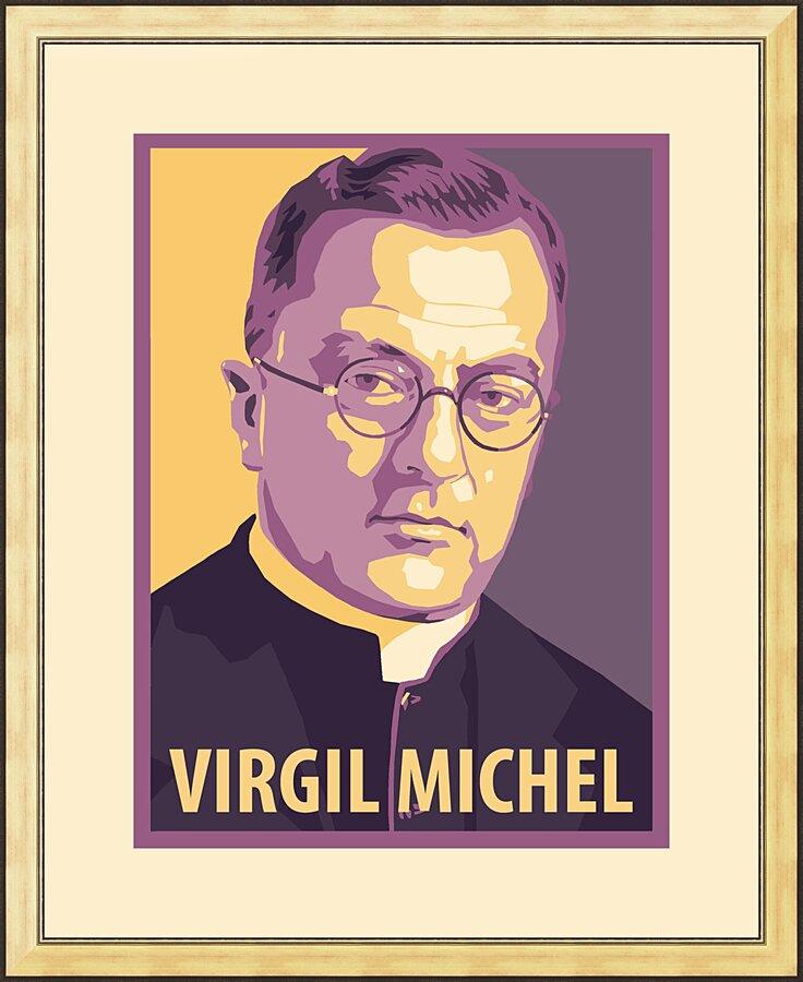 Wall Frame Gold - Virgil Michel by Julie Lonneman - Trinity Stores