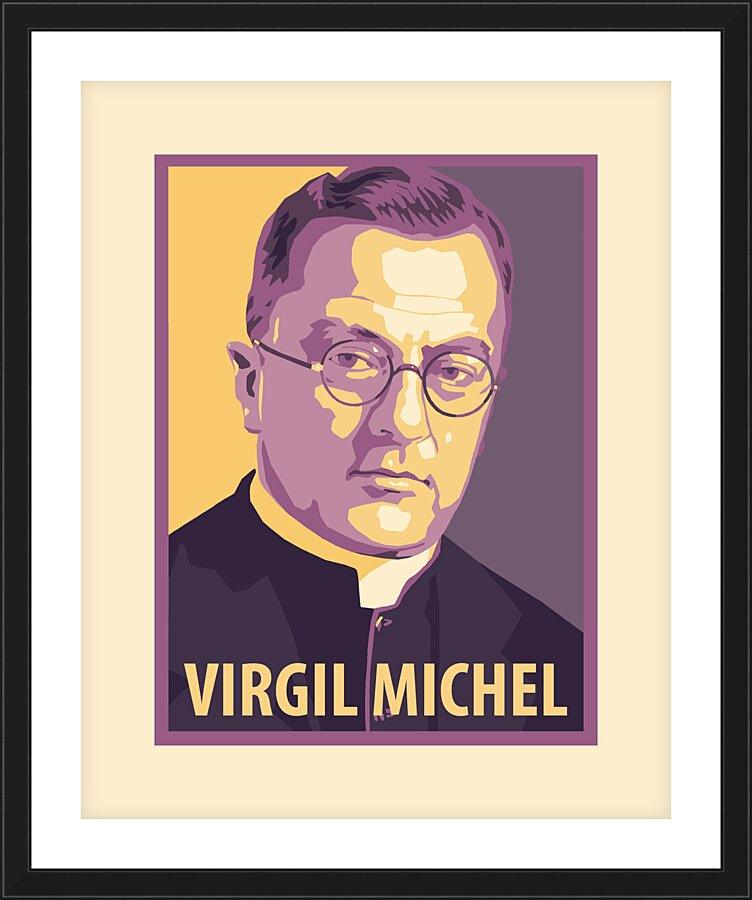 Wall Frame Black, Matted - Virgil Michel by Julie Lonneman - Trinity Stores