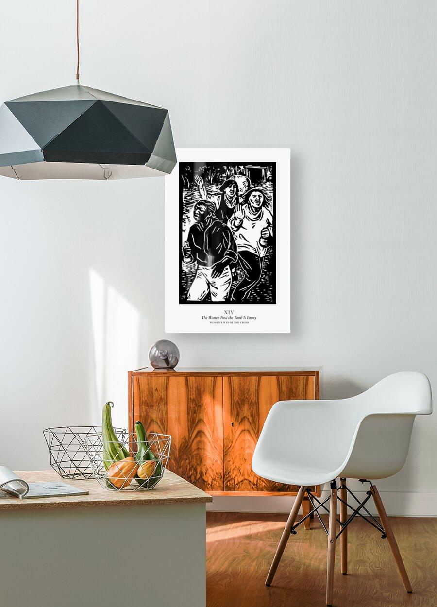Metal Print - Women's Stations of the Cross 14 - The Women Find the Tomb is Empty by Julie Lonneman - Trinity Stores