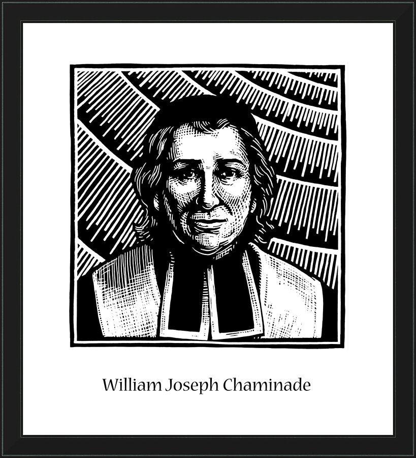 Wall Frame Black - Bl. William Joseph Chaminade by Julie Lonneman - Trinity Stores