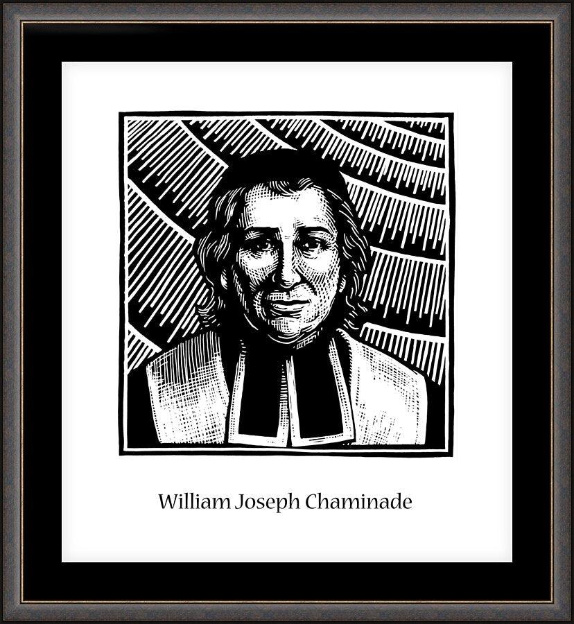 Wall Frame Espresso, Matted - Bl. William Joseph Chaminade by Julie Lonneman - Trinity Stores