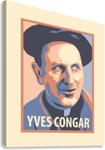 Canvas Print - Yves Congar by Julie Lonneman - Trinity Stores