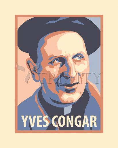 Canvas Print - Yves Congar by Julie Lonneman - Trinity Stores