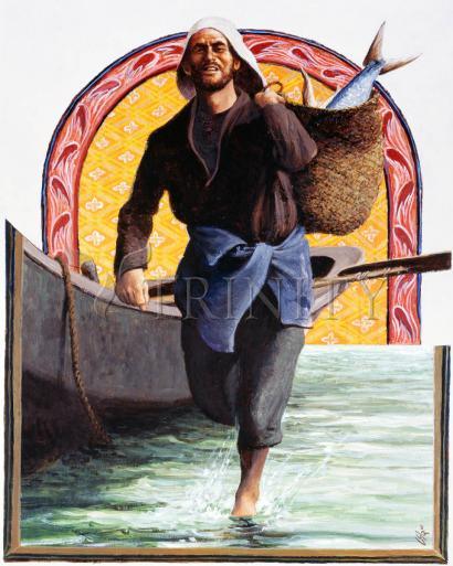 Acrylic Print - St. John the Evangelist by Louis Glanzman - Trinity Stores