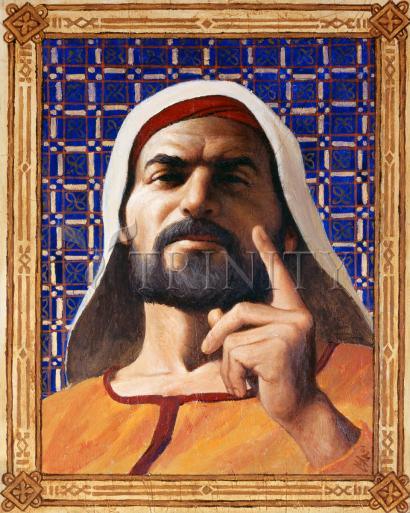 Wall Frame Black, Matted - Isaiah by Louis Glanzman - Trinity Stores