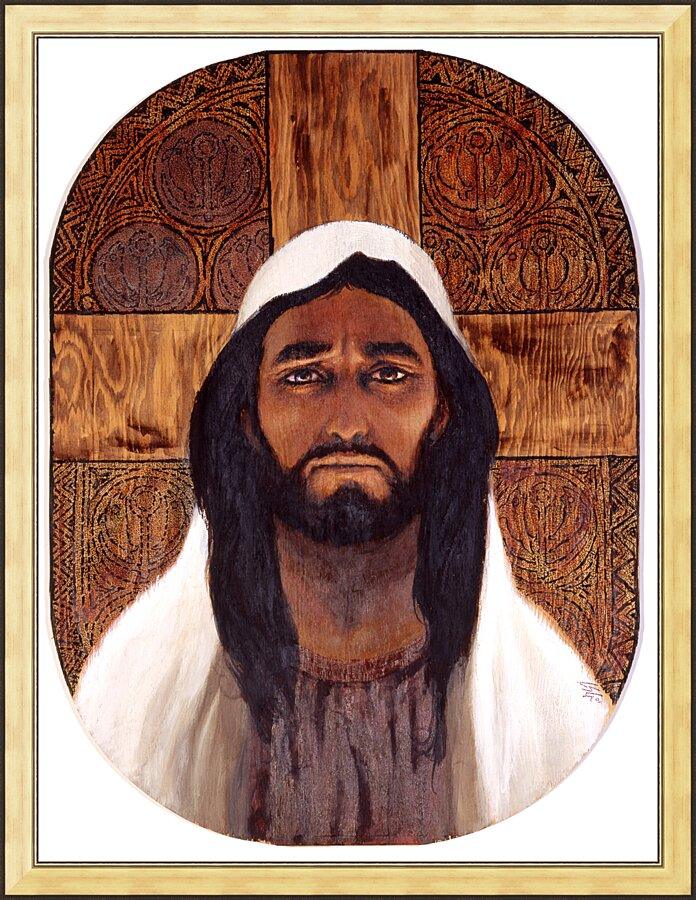 Wall Frame Gold - Jesus by Louis Glanzman - Trinity Stores