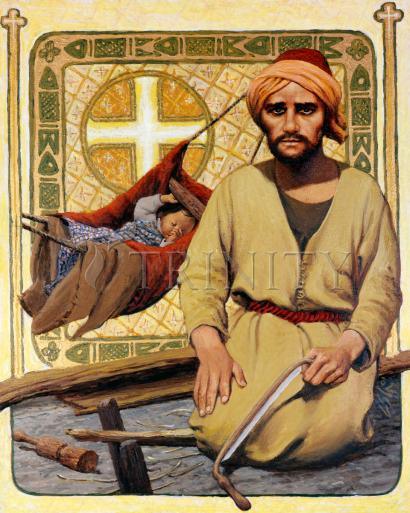 Acrylic Print - St. Joseph by Louis Glanzman - Trinity Stores