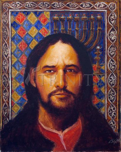 Wall Frame Espresso, Matted - St. Matthew by Louis Glanzman - Trinity Stores