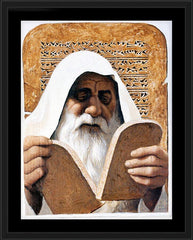 Wall Frame Black - Moses by L. Glanzman